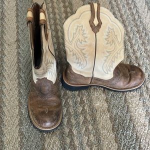 Ariat FatBaby Leather Brown Western Boots